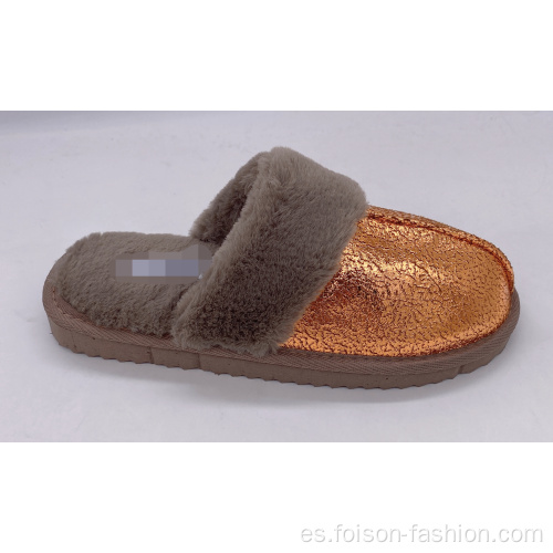 Panar calientes zapatillas de algodón de algodón clásico